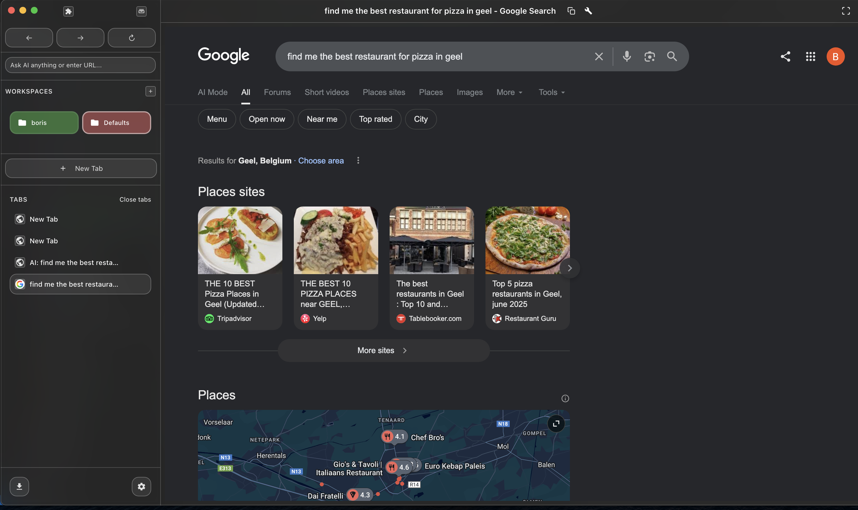 Simple Browser Screenshot 1
